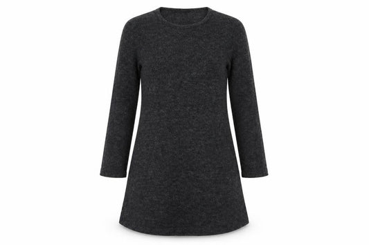 SHEIN Womens Grey  Polyester Jumper Dress  Size S  Round Neck Pullover