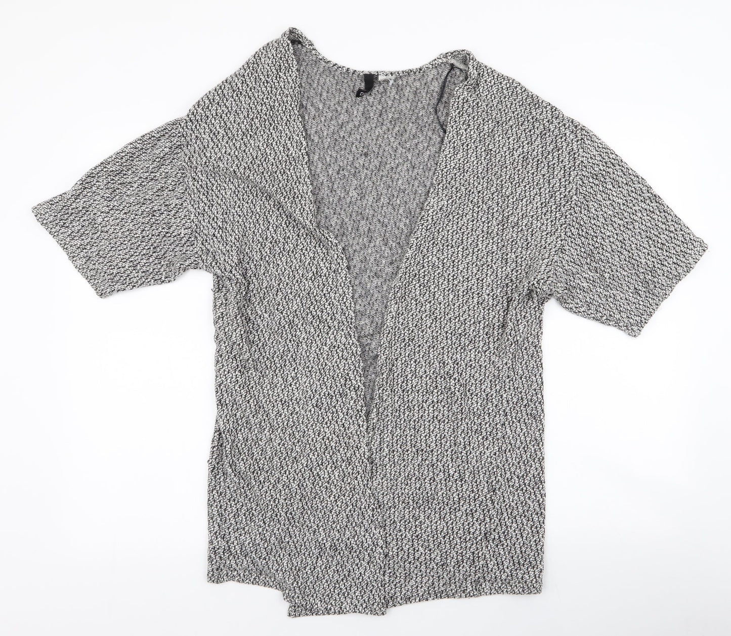 Divided by H&M Womens Grey Round Neck  Cotton Cardigan Jumper Size 6