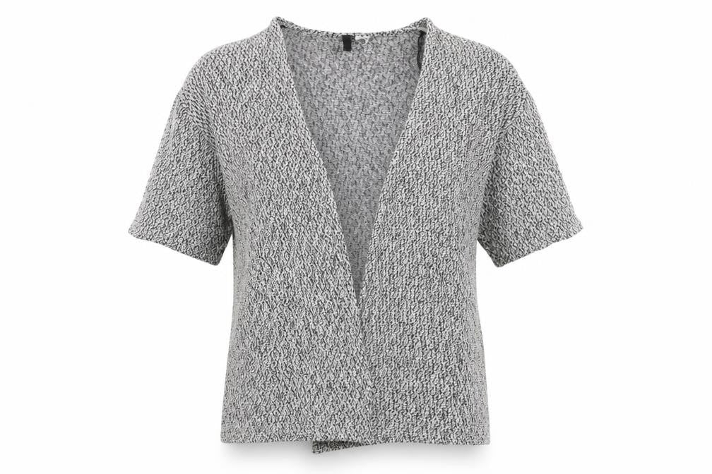 Divided by H&M Womens Grey Round Neck  Cotton Cardigan Jumper Size 6