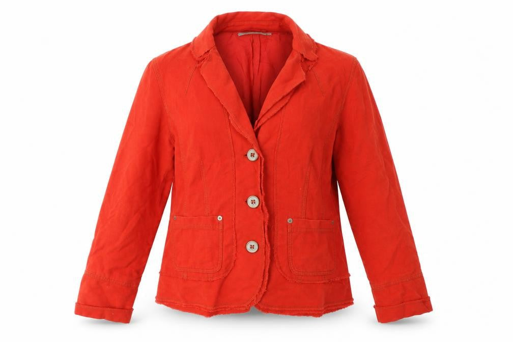 Sandwich Womens Red   Jacket Coat Size 12  Button
