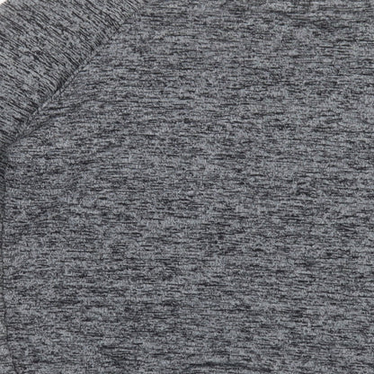 Quiz Womens Grey Crew Neck  Viscose Pullover Jumper Size S