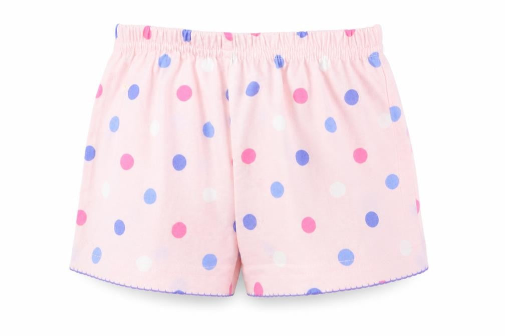 Carters Girls Pink Polka Dot Polyester Cropped Trousers Size 12 Months   - Sleep Shorts