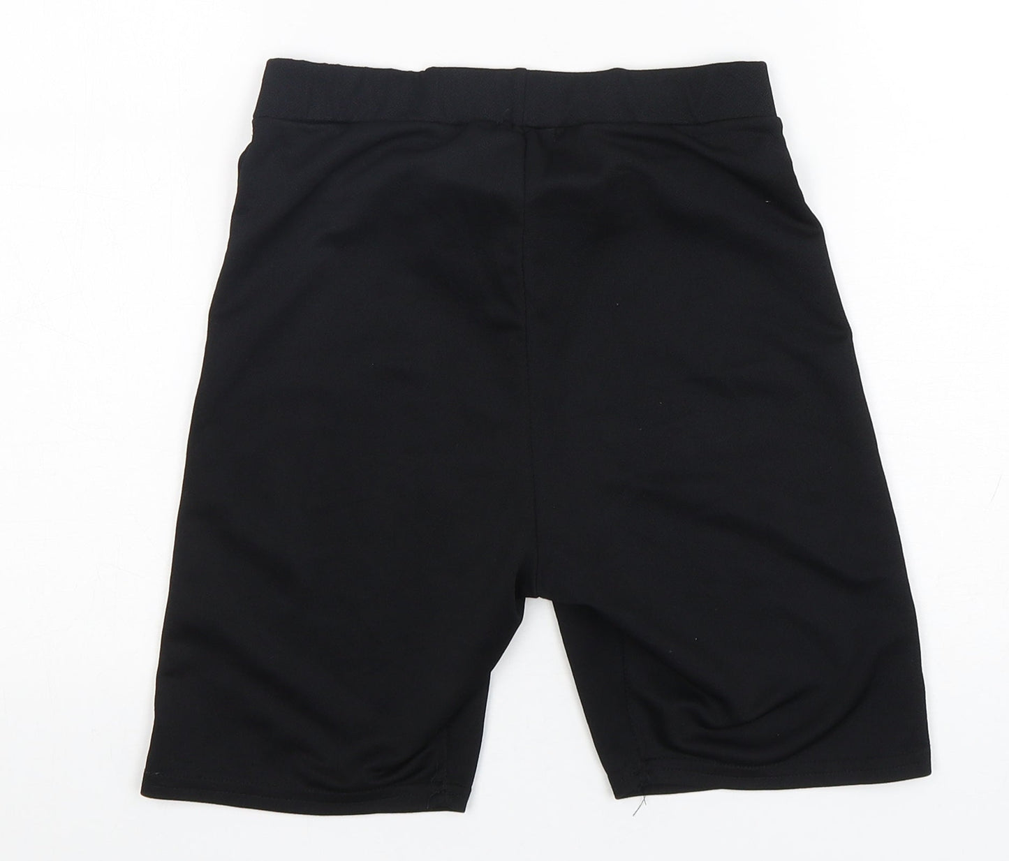 Boohoo Womens Black  Polyester Biker Shorts Size 8 L7 in Regular