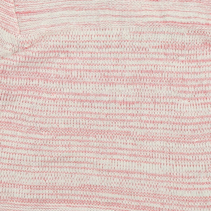 Preloved NEXT Womens Multicoloured Round Neck Striped Cotton Pullover Jumper Size 10 - Label