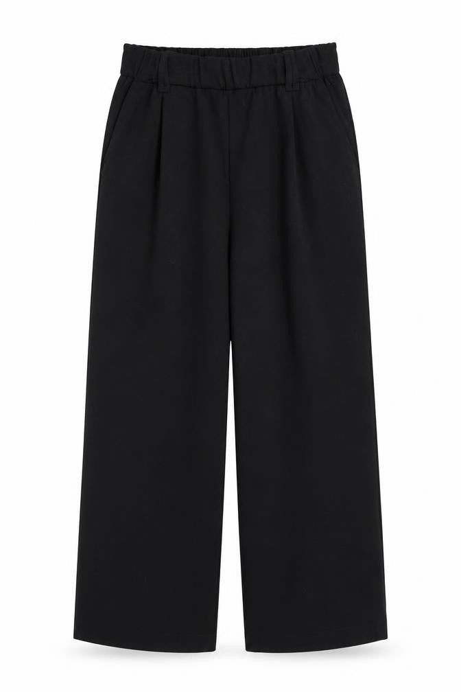 New Look Womens Black  Polyester Trousers  Size 8 L23 in Regular