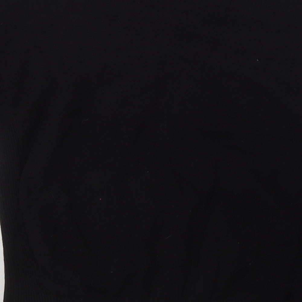 Matalan Mens Black V-Neck  Cotton Pullover Jumper Size M