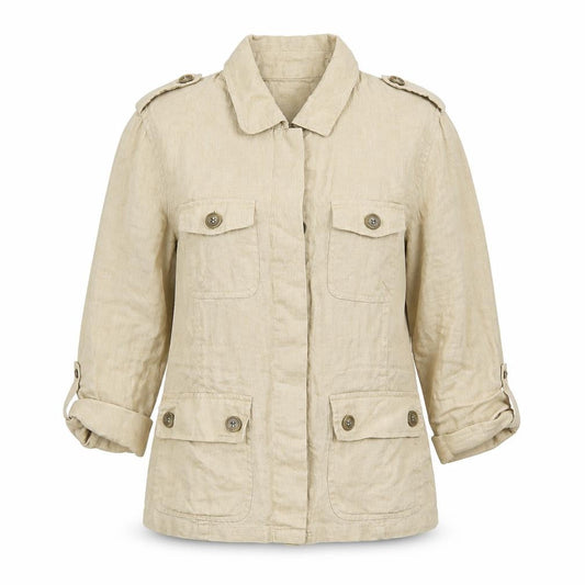Atmosphere Womens Beige   Jacket  Size 10  Button