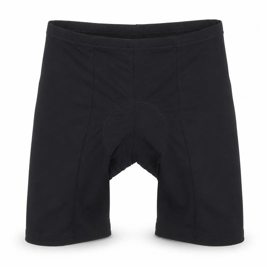 Preworn Mens Black  Nylon Biker Shorts Size M L6 in Regular