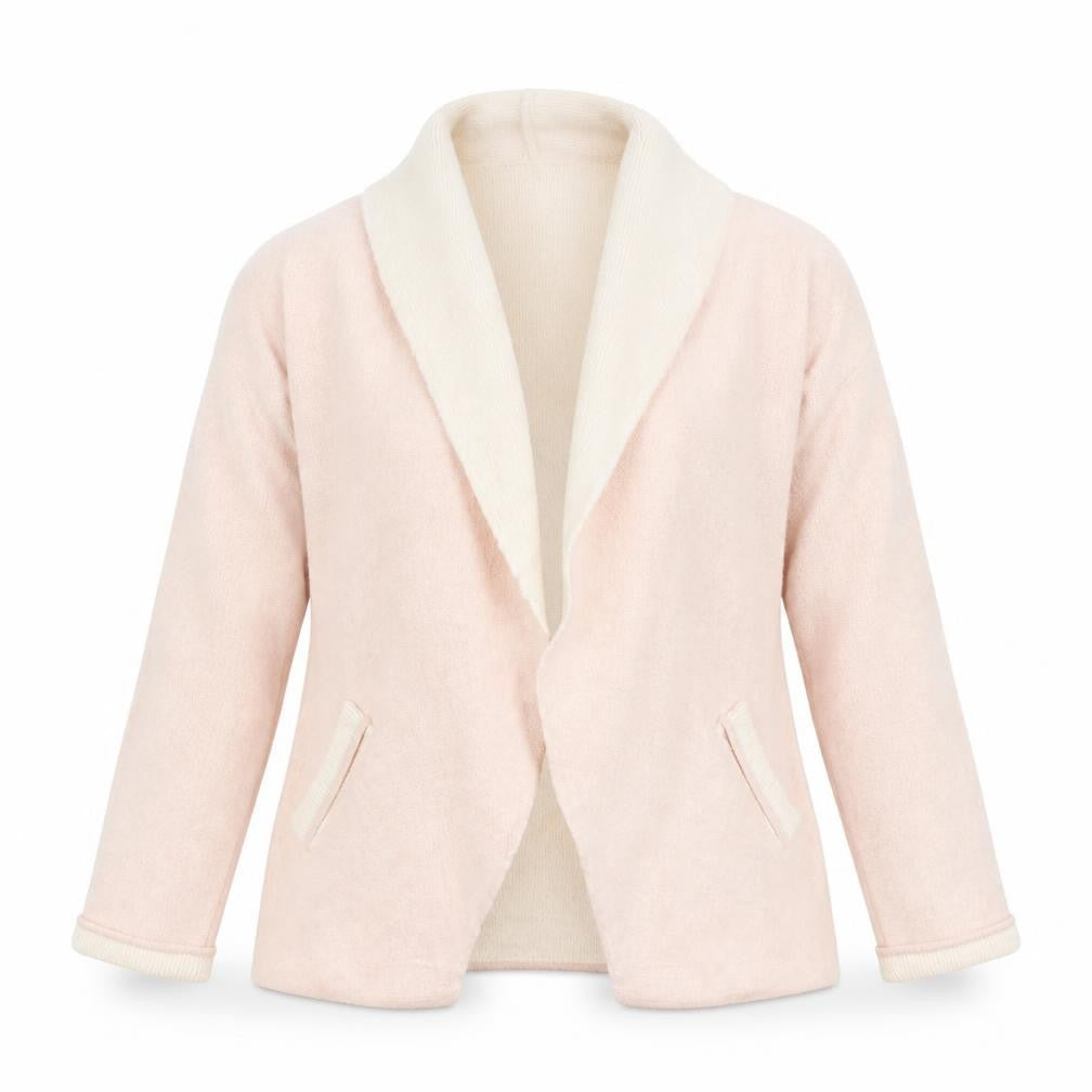H&M Womens Pink   Jacket Coatigan Size M  Button