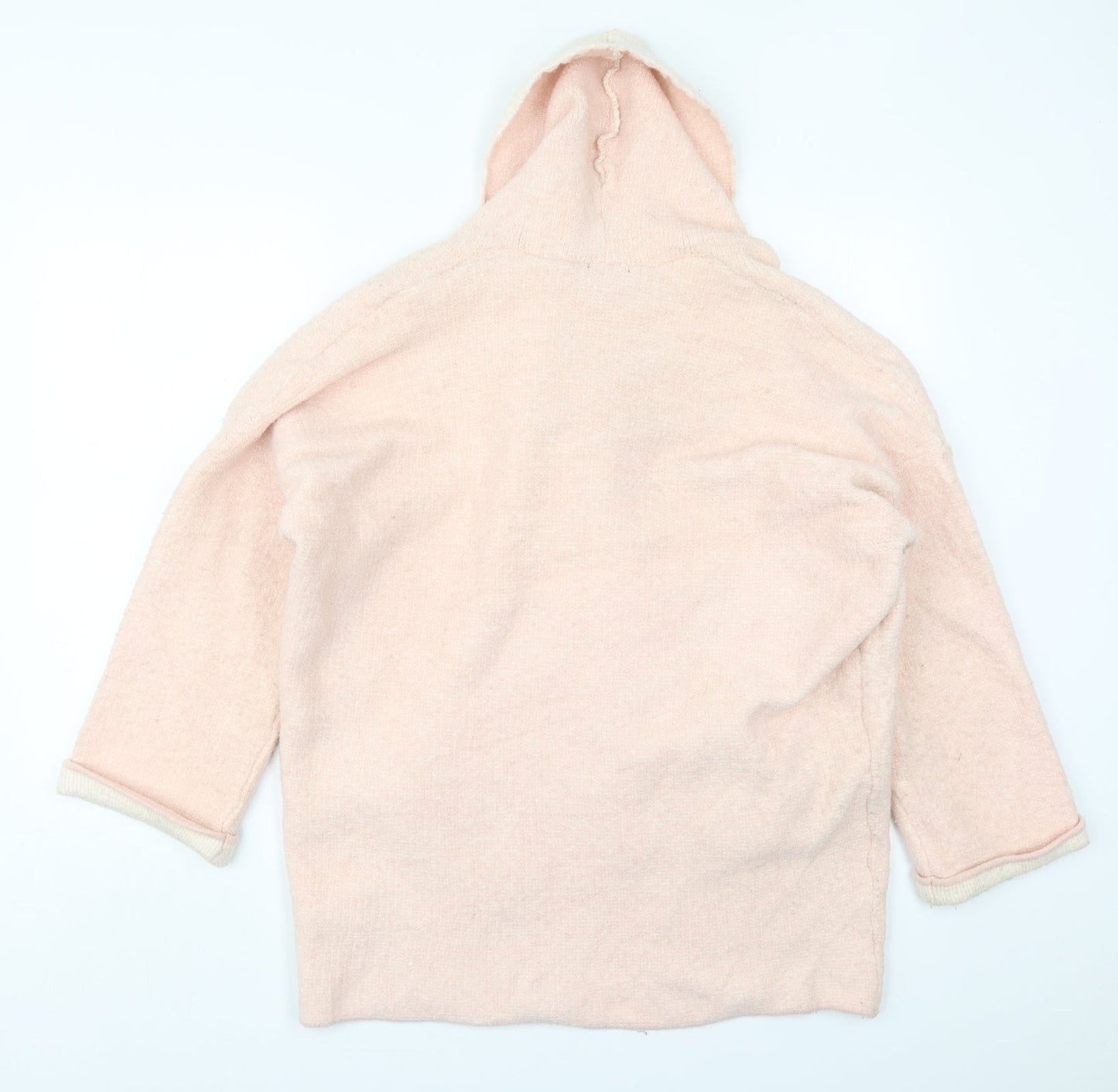 H&M Womens Pink   Jacket Coatigan Size M  Button
