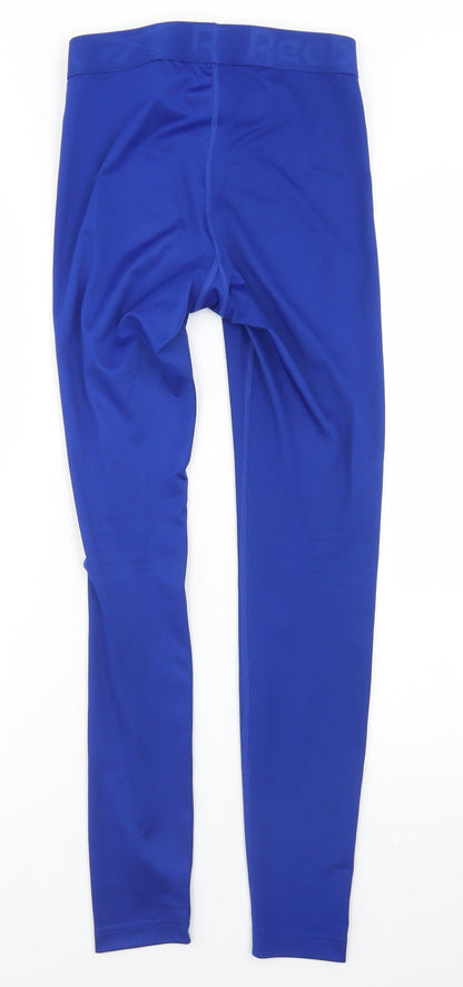 Preloved Reebok Womens Blue  Polyester Compression Leggings Size XS L26 in Regular - Back