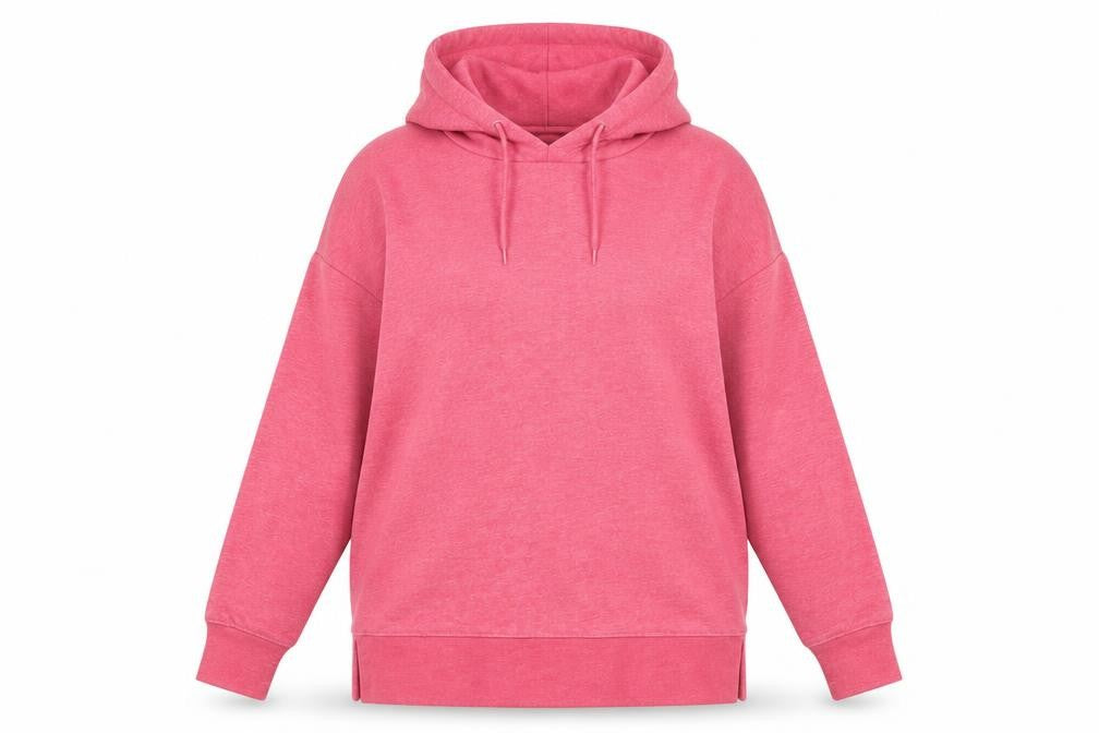 Dunnes Stores Womens Pink  Cotton Pullover Hoodie Size M  Pullover