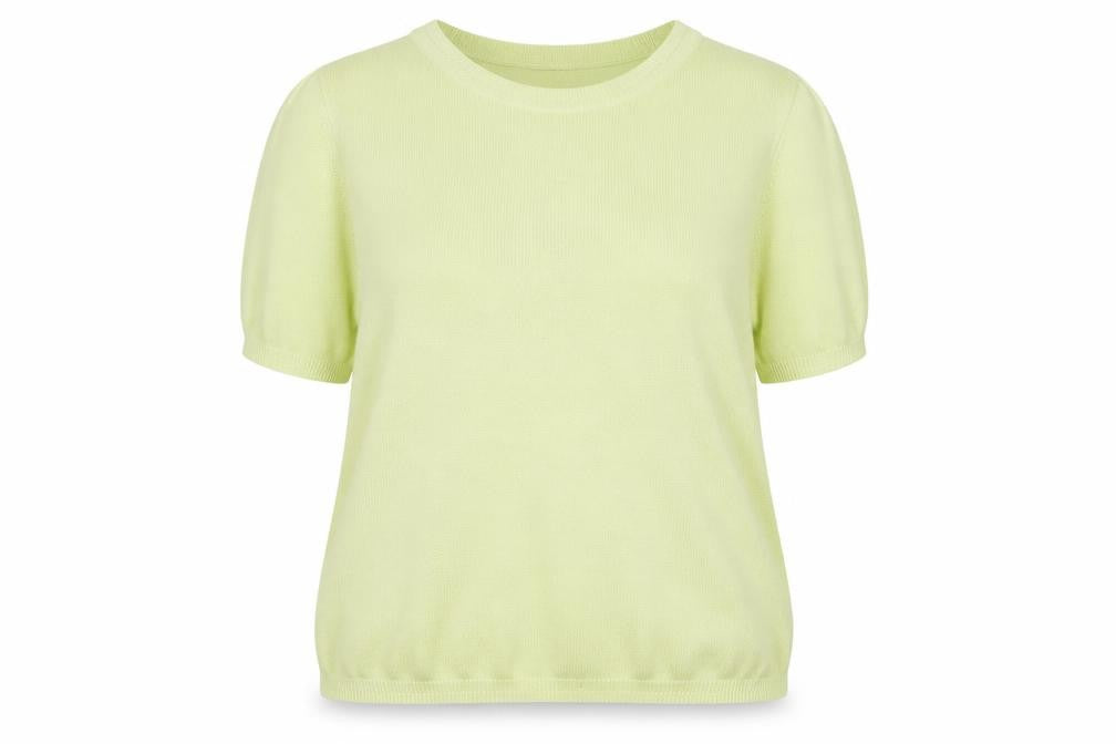 Marks & Spencer Womens Yellow Round Neck  Acrylic Pullover Jumper Size 18