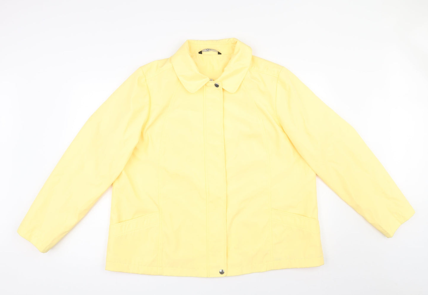 bm Collection Womens Yellow   Jacket  Size L  Zip