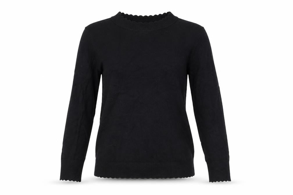 Dunnes Stores Womens Black High Neck  Viscose Pullover Jumper Size S