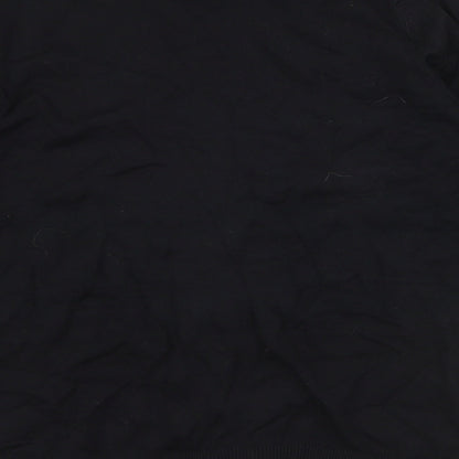 Dunnes Womens Black High Neck  Viscose Pullover Jumper Size S