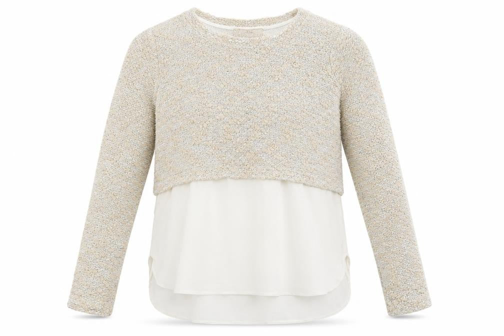 NEXT Womens Beige Round Neck  Acrylic Pullover Jumper Size 10
