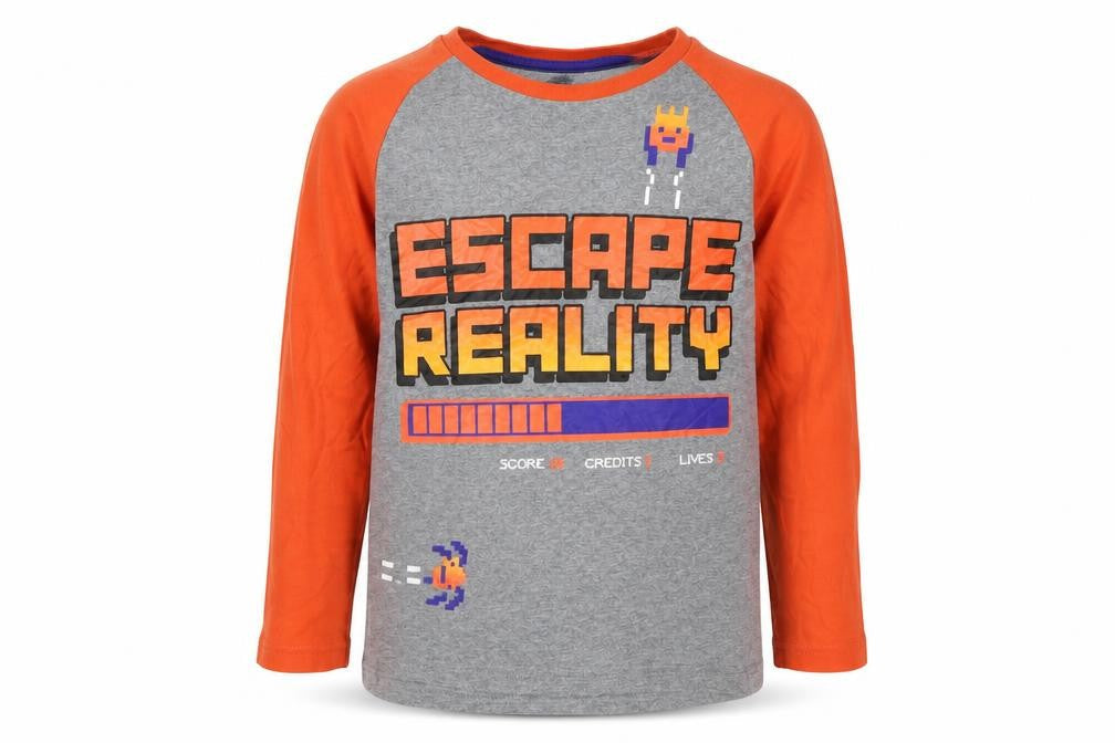 Bluezoo Boys Multicoloured Solid Cotton  Pyjama Top Size 7-8 Years  Pullover