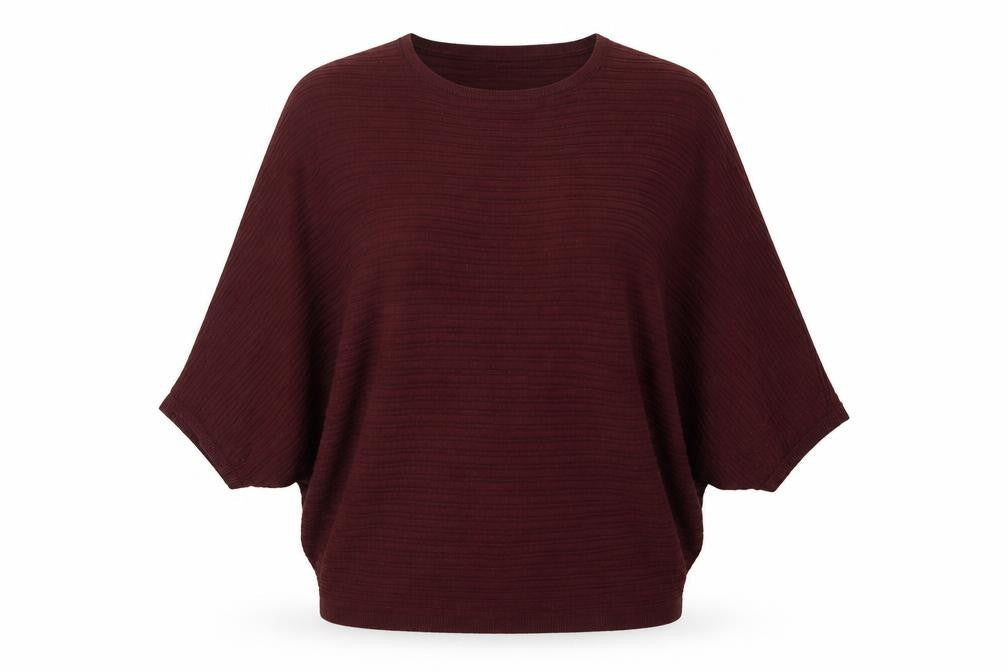 F&F Womens Purple Round Neck  Polyester Pullover Jumper Size 12