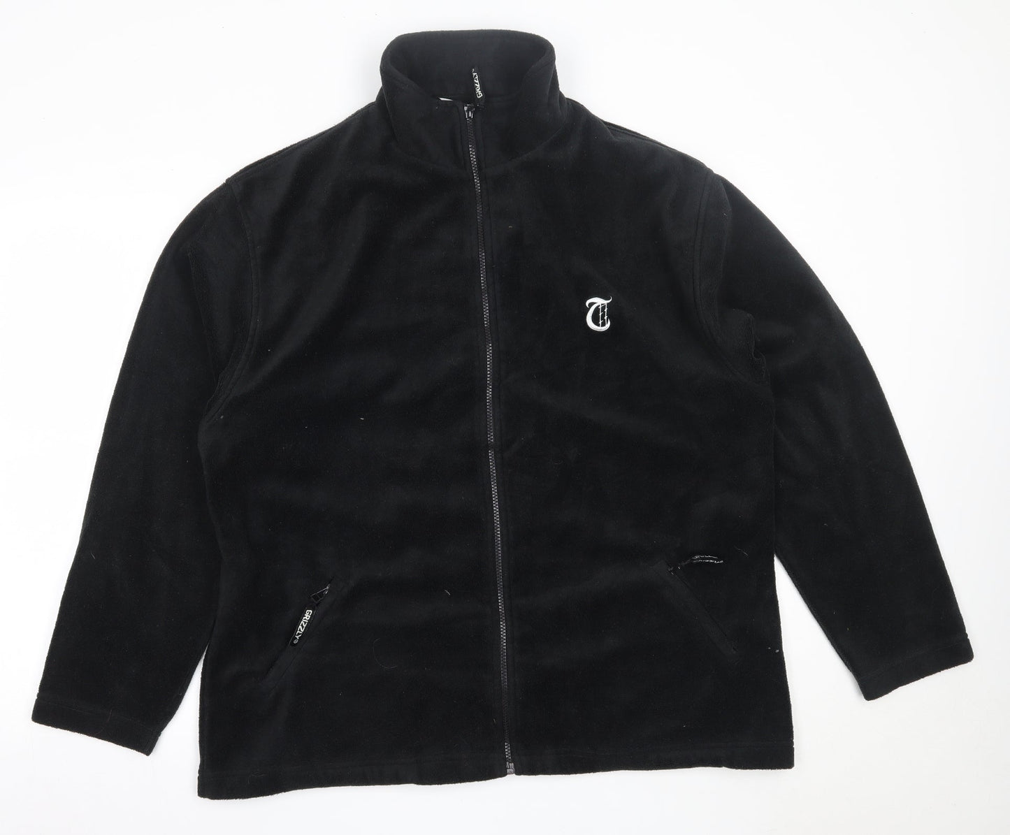 Grizzly Mens Black   Jacket  Size XL  Zip