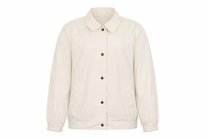 Damart Womens Ivory   Jacket  Size 14  Snap