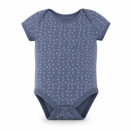 Primark Baby Blue Animal Print Cotton Romper One-Piece Size 12-18 Months  Snap