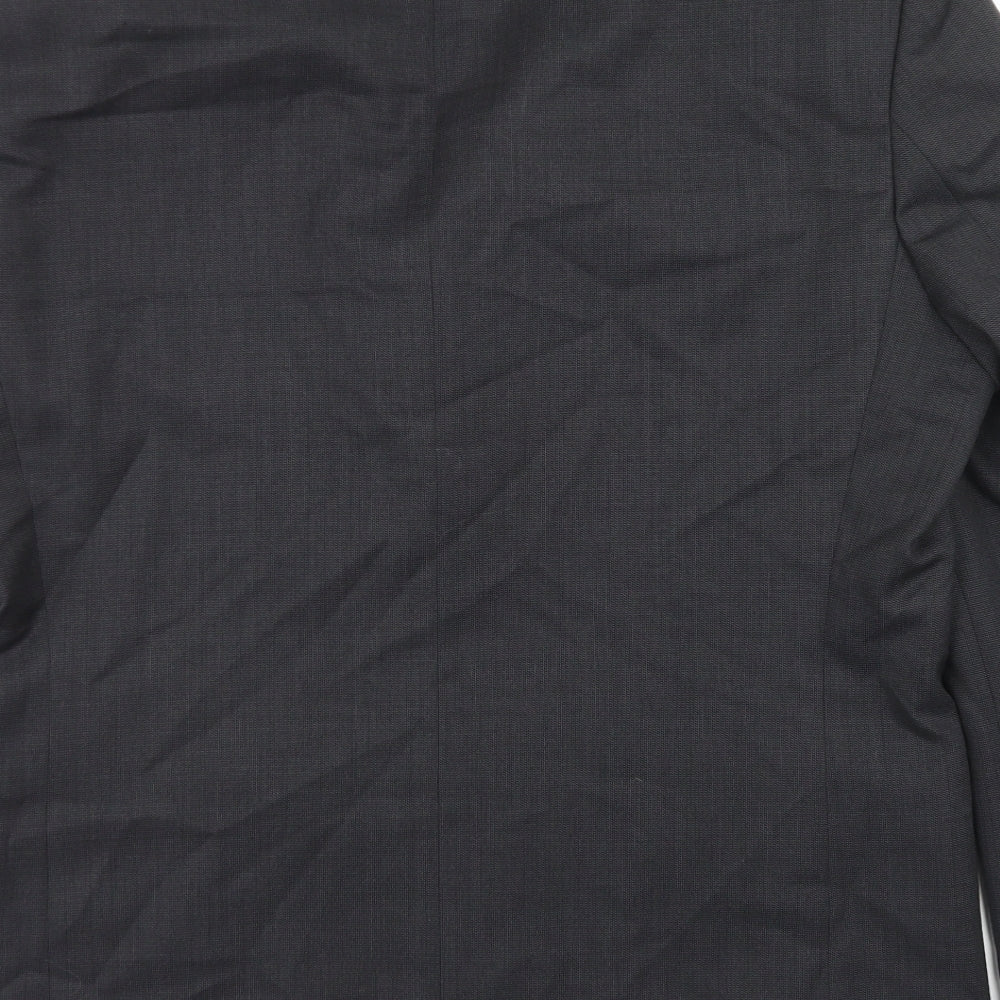 Burton Mens Grey  Polyester Jacket Blazer Size 42