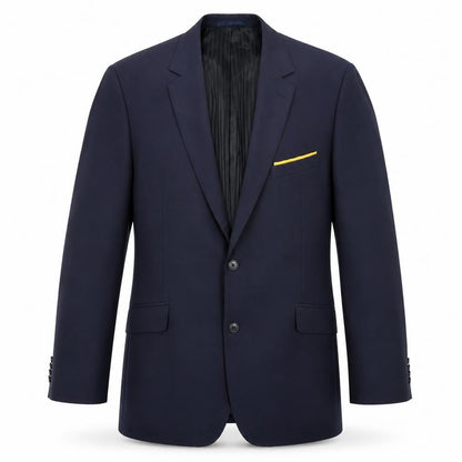 Everyone Mens Blue  Polyester Jacket Blazer Size 44