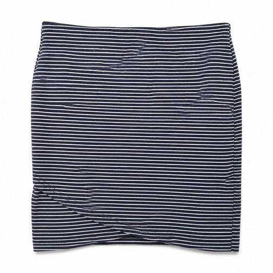 Atmosphere Womens Blue Striped Cotton Straight & Pencil Skirt Size 8