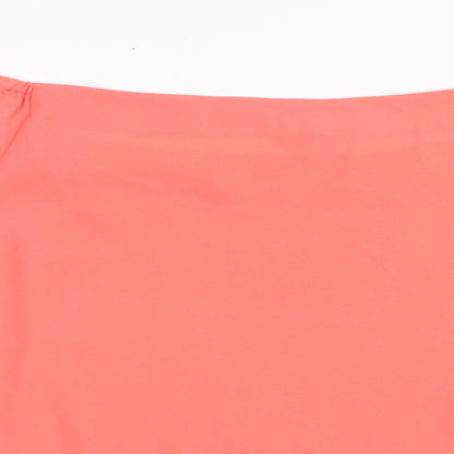 Atmosphere Womens Pink  Polyester Basic Blouse Size 10 Off the Shoulder