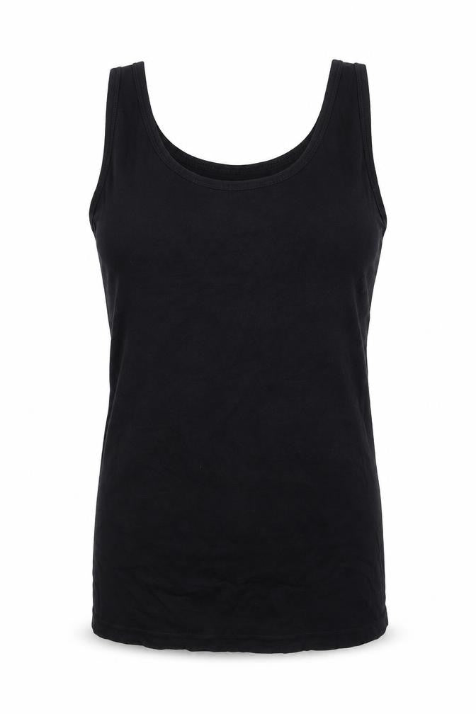 Dunnes Womens Black  100% Cotton Vest Sweatshirt Size 12