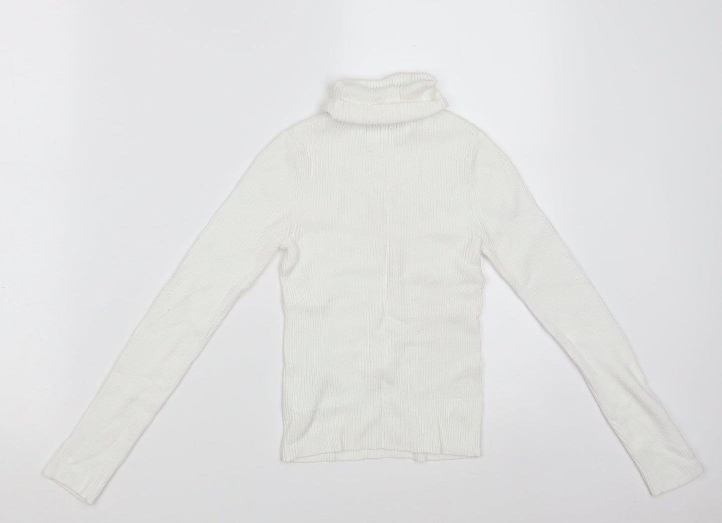 Miss Selfridge Womens White  Nylon Pullover Sweatshirt Size 6