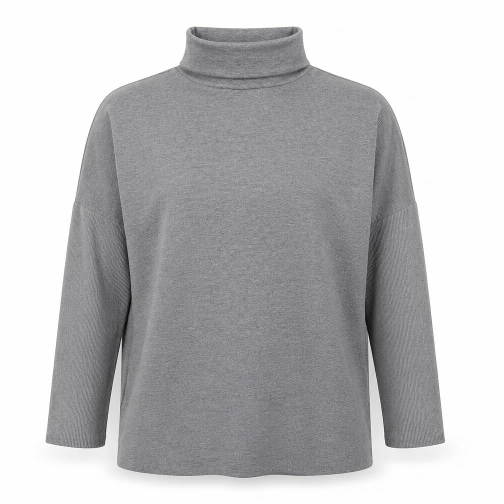 Warehouse Womens Grey  Polyester Pullover Sweatshirt Size 12  Pullover