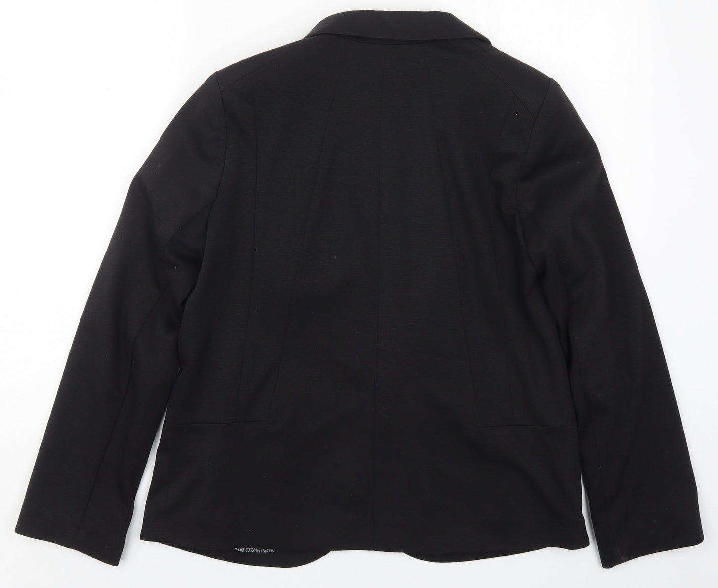Wallis Womens Black  Polyester Jacket Blazer Size 12