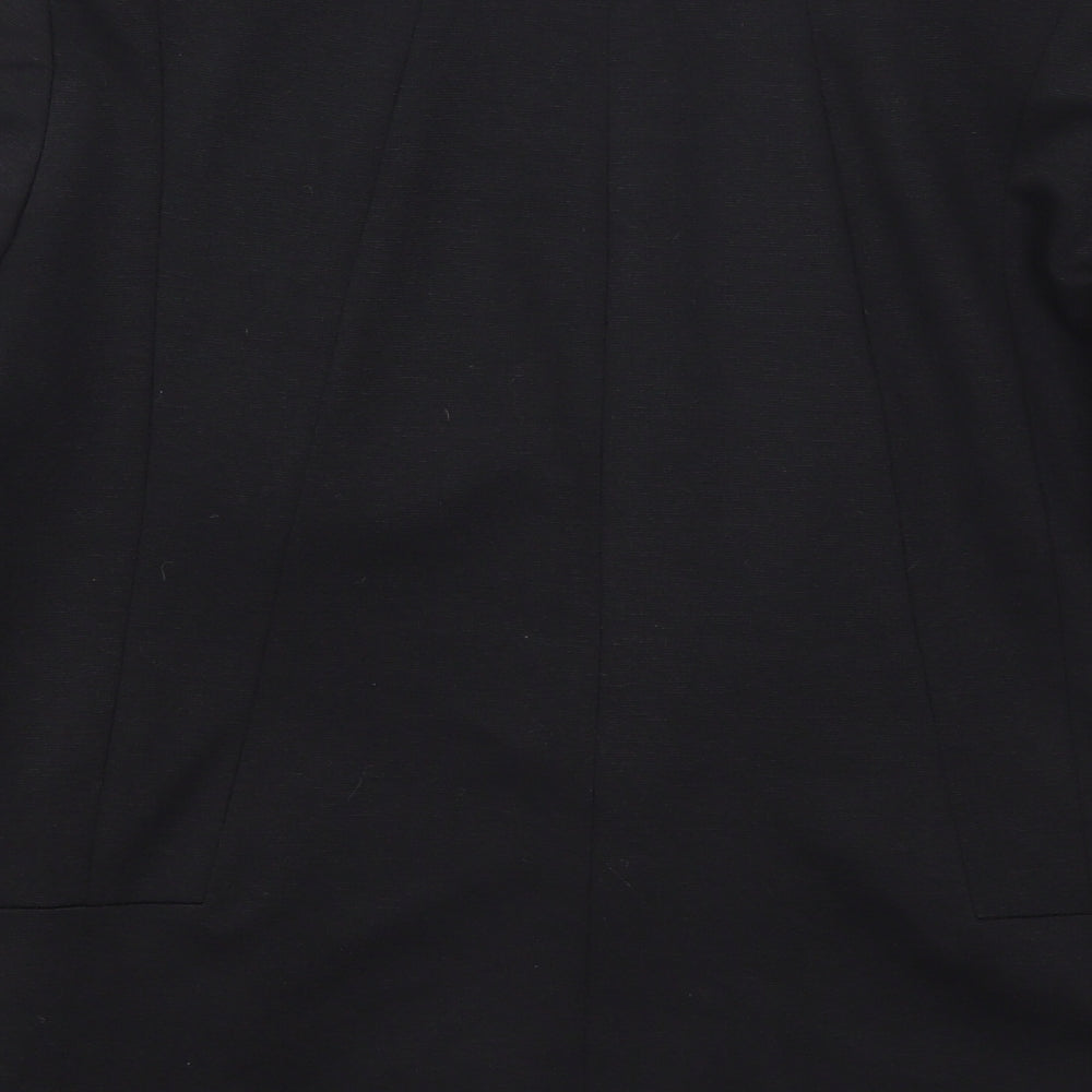 Wallis Womens Black  Polyester Jacket Blazer Size 12