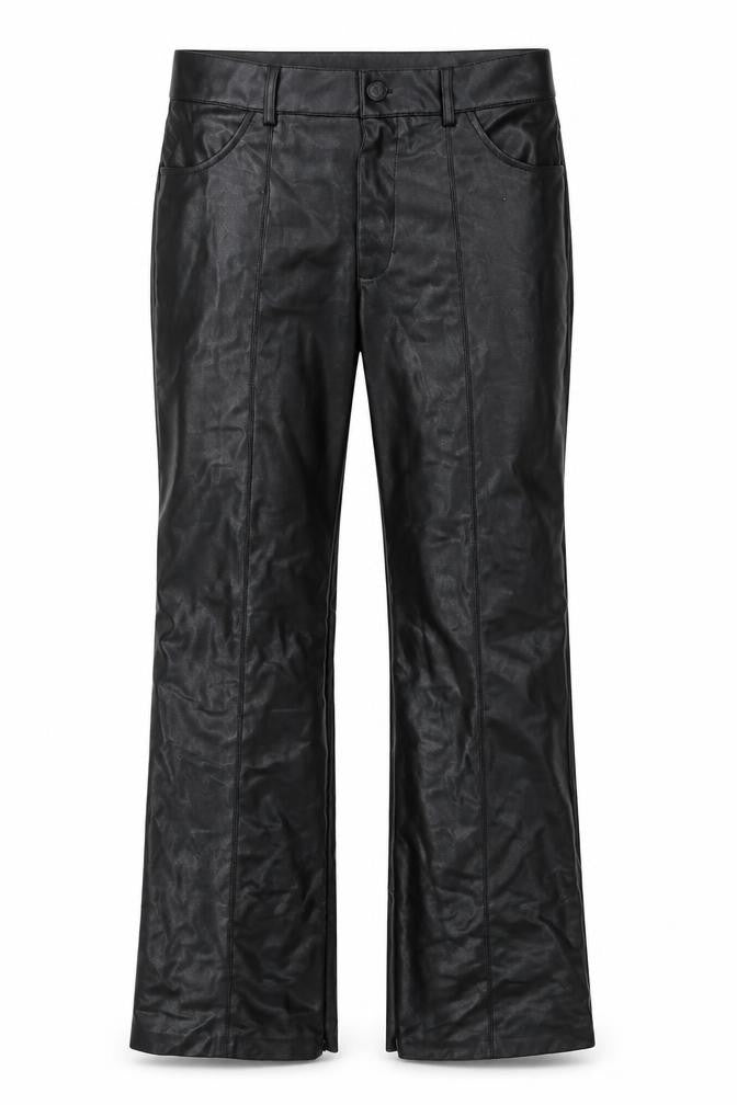 Preworn Womens Black  Polyester Trousers  Size 30 L32.5 in Regular Button - Pu