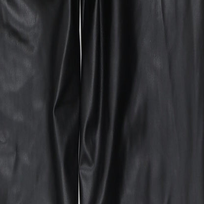 Preworn Womens Black  Polyester Trousers  Size 30 L32.5 in Regular Button - Pu