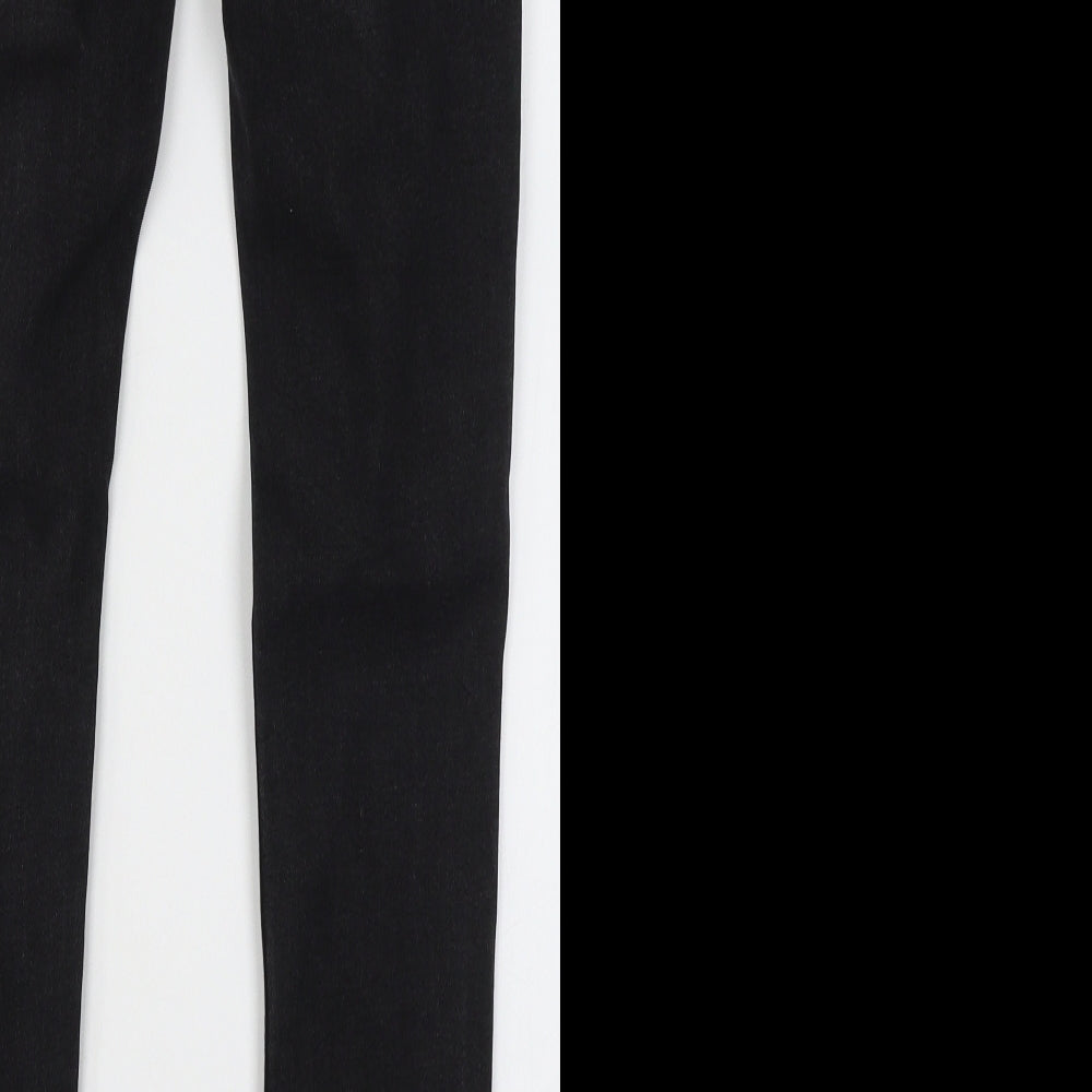 Denim & Co. Womens Black  Cotton Skinny Jeans Size 30 in L29 in Slim