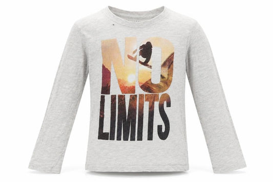 Primark Boys Grey  Cotton Basic T-Shirt Size 4-5 Years Crew Neck  - Skateboard