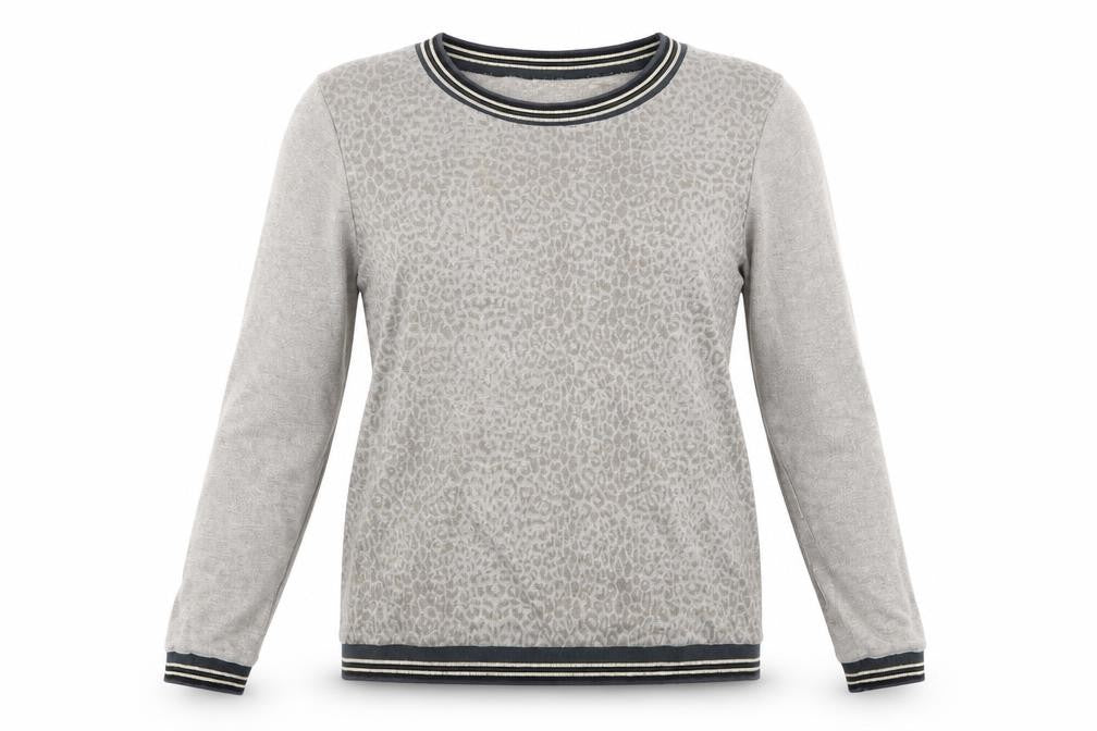 Geisha  Womens  Round Neck Animal Print Polyester Pullover Jumper Size 10