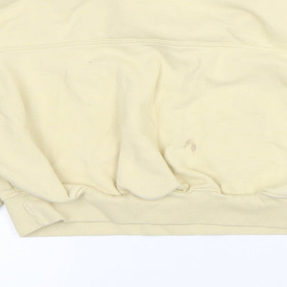 H&M Womens Beige  Polyester Pullover Sweatshirt Size M  Pullover