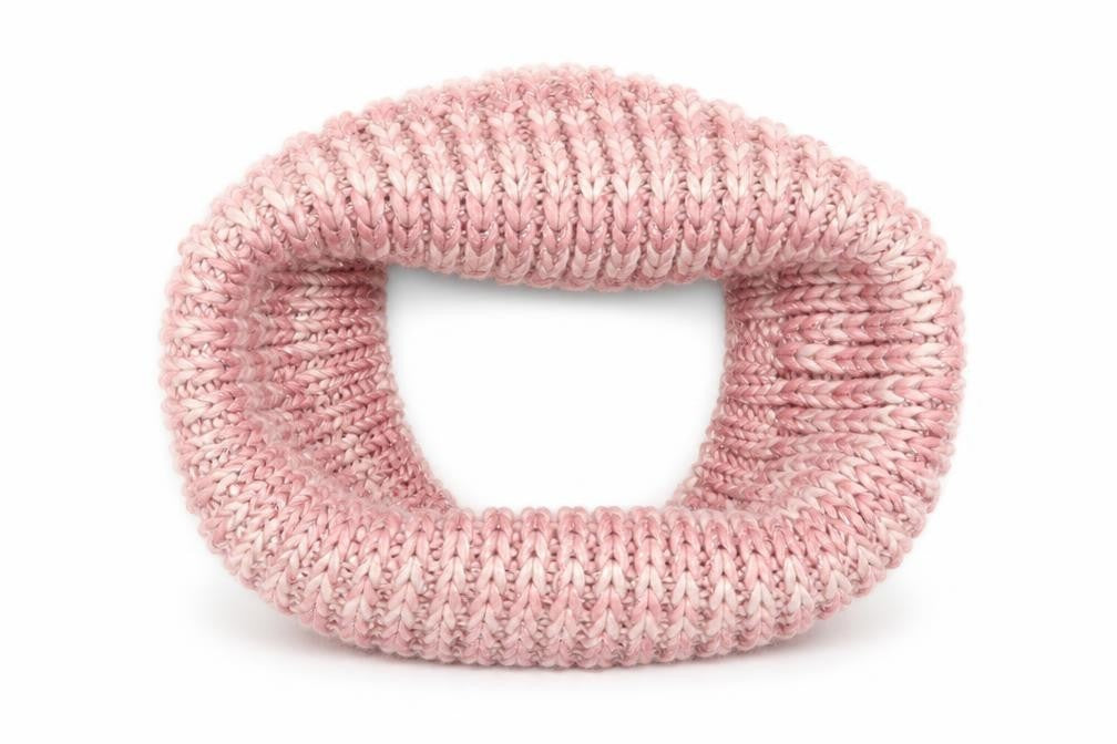 Dunnes Stores Girls Pink  Acrylic Infinity Scarf Scarves & Wraps One Size  - Age 9 - 11