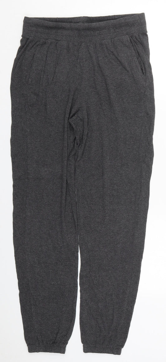 Dunnes Womens Grey  Viscose Trousers  Size S L29 in Regular  - Pyjama Pants