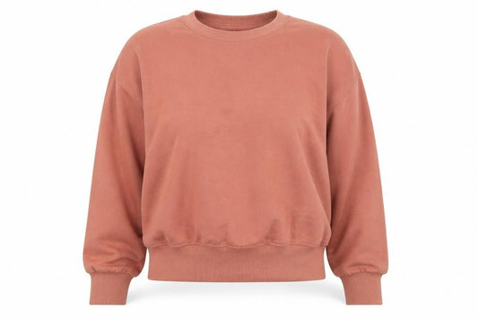 New Look Womens Red  Polyester Pullover Sweatshirt Size 6  Pullover - Terracotta