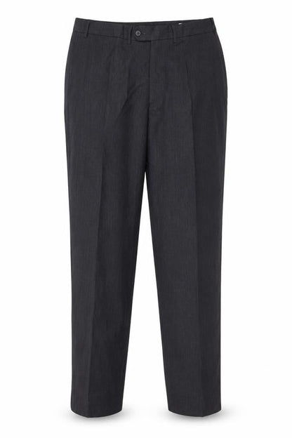 Preworn Womens Grey  Polyester Dress Pants Trousers Size L L31 in Regular Zip