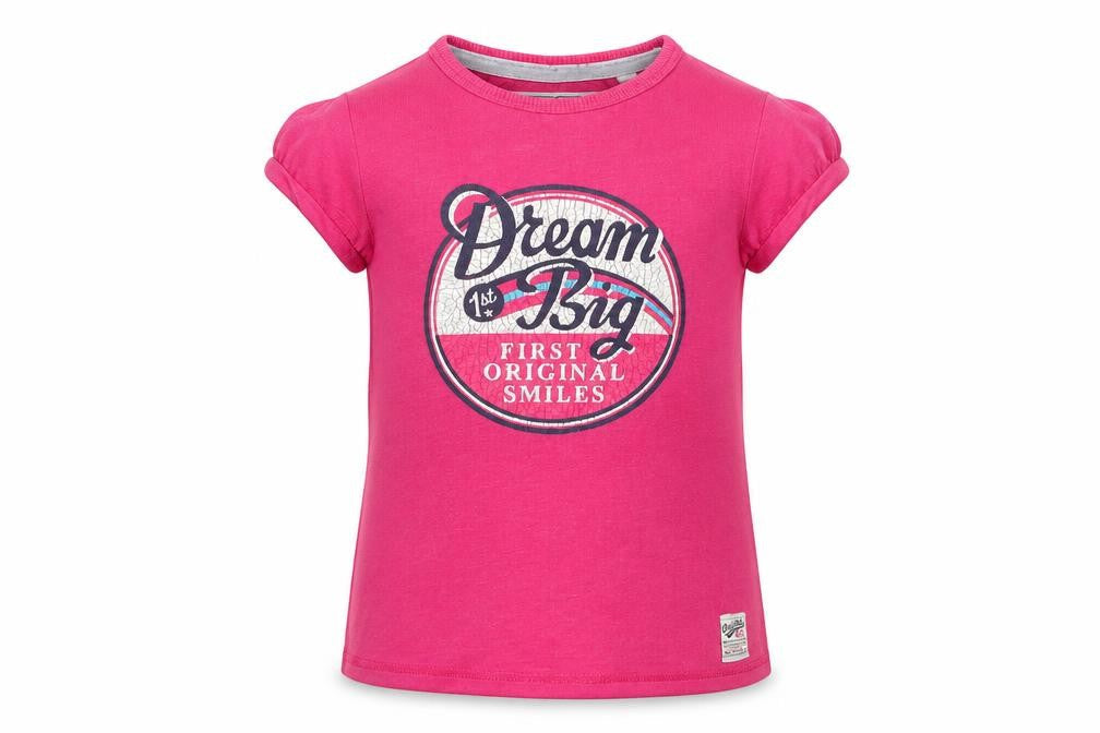 NEXT Girls Pink  Cotton Basic T-Shirt Size 4 Years Round Neck