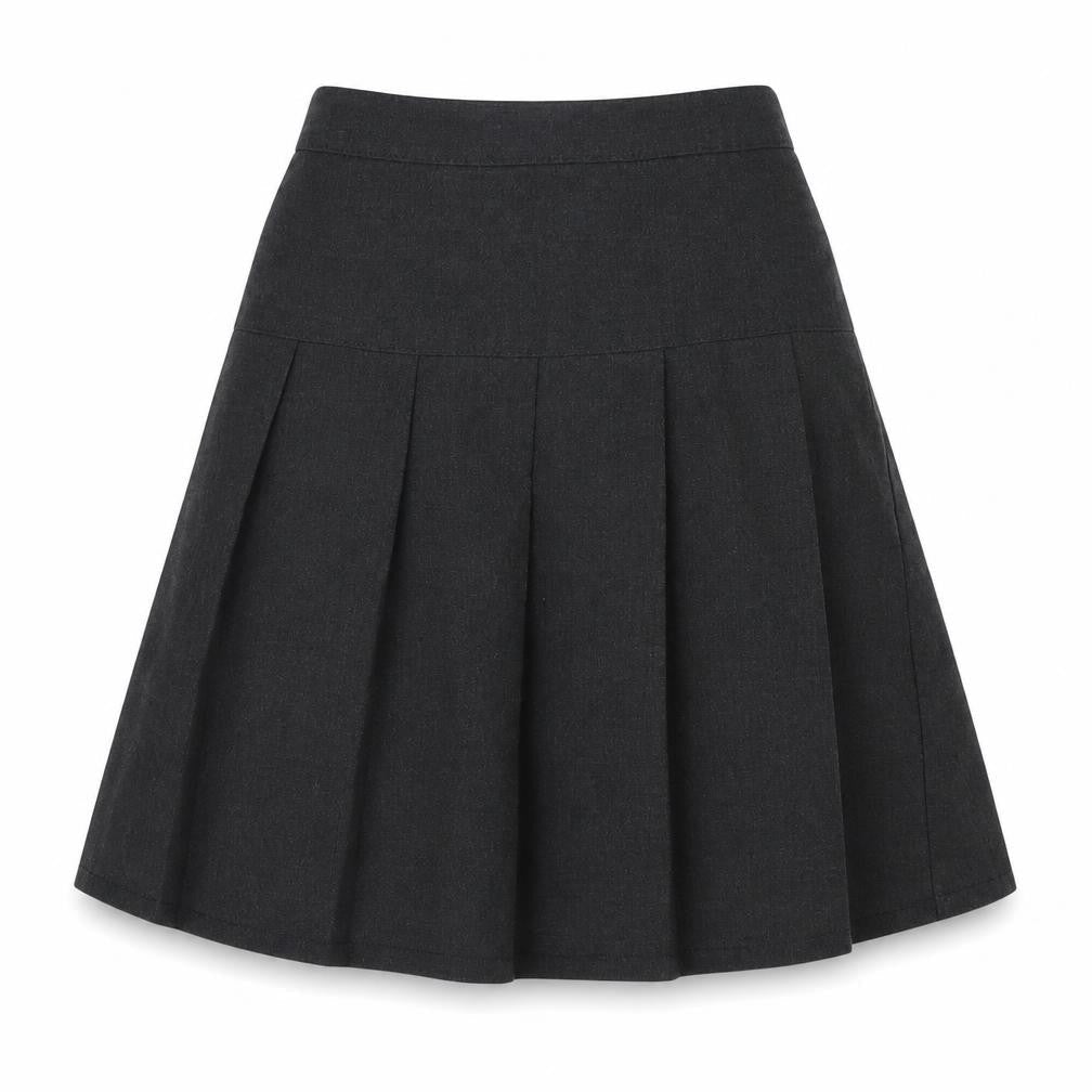Dunnes Stores Girls Grey  Polyester A-Line Skirt Size 5-6 Years  Regular Pull On - School Wear