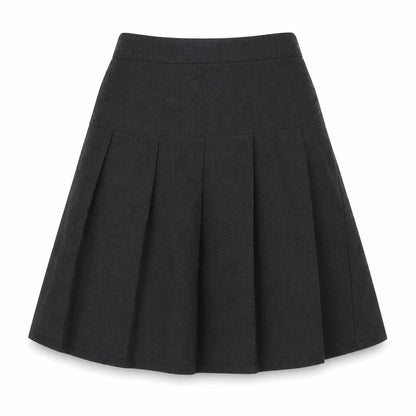 Dunnes Girls Grey  Polyester A-Line Skirt Size 5-6 Years  Regular Pull On - School Wear