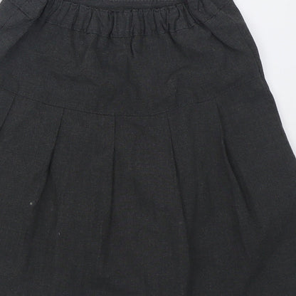Dunnes Girls Grey  Polyester A-Line Skirt Size 5-6 Years  Regular Pull On - School Wear