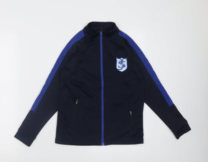 Preloved Finden Hales Boys Blue  Polyester Full Zip Sweatshirt Size 9-10 Years  Zip - Front